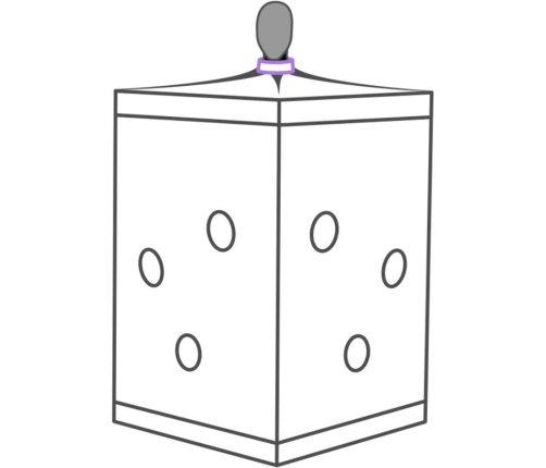 SECRET DOME - KINK CLUB CABIN SCANDALE PURPLE