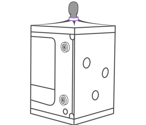 SECRET DOME - KINK CLUB CABIN SCANDALE PURPLE