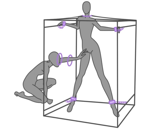 SECRET DOME - KINK CLUB CABIN SCANDALE PURPLE