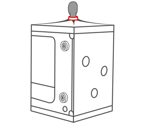 SECRET DOME - KINK CLUB CABIN SCANDALE BLACK & RED