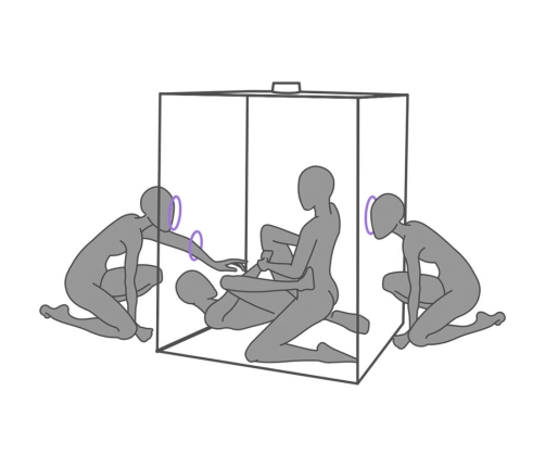 SECRET DOME - KINK CLUB CABIN SCANDALE PURPLE