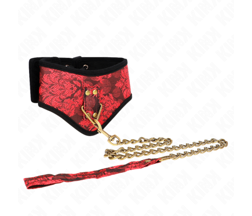 KINK - SCANDAL MODEL NECKLACE WITH LACE STRAP 75 CM 44 X 10 CM