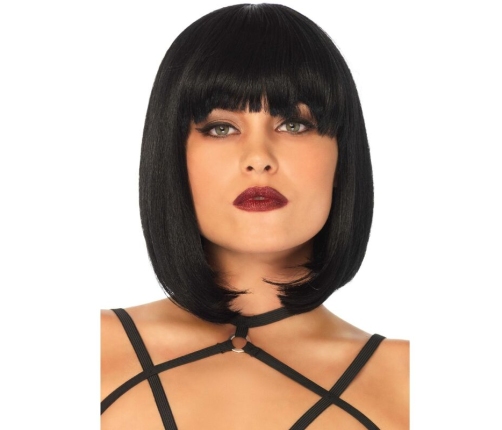 LEG AVENUE - SHORT NATURAL BOB WIG BLACK