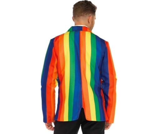 LEG AVENUE - BLAZER + TIE RAINBOW M