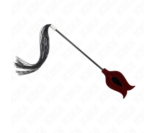 KINK - ROSE SHAPE SILICONE TASSEL WHIP 45 CM