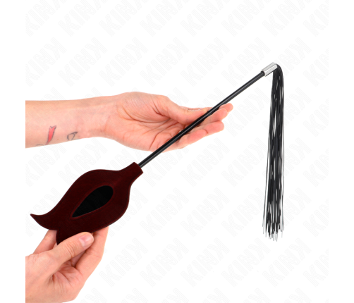 KINK - ROSE SHAPE SILICONE TASSEL WHIP 45 CM