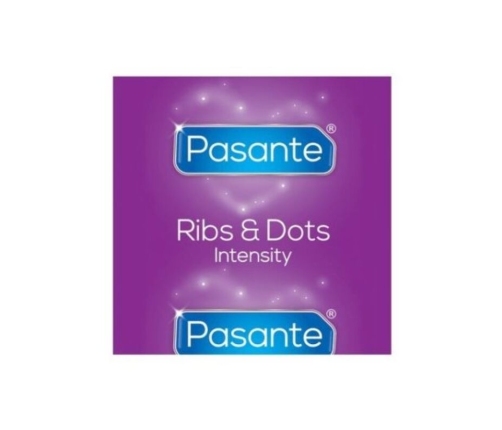 PASANTE - RIBS & DOTS INTENSITY CONDOMS 144 UNITS