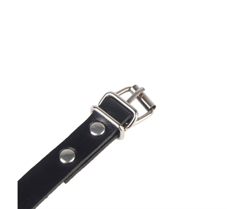 SUBBLIME - 953690 HANDCUFFS WITH BONDAGE BELT BLACK ONE SIZE