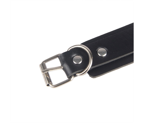 SUBBLIME - 953690 HANDCUFFS WITH BONDAGE BELT BLACK ONE SIZE