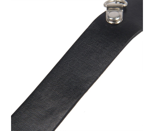 SUBBLIME - 953720 BONDAGE LEATHER STRAP BREAST CLAMPS BLACK ONE SIZE