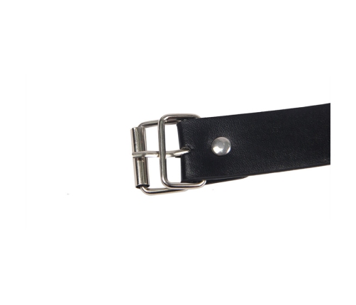 SUBBLIME - 953720 BONDAGE LEATHER STRAP BREAST CLAMPS BLACK ONE SIZE