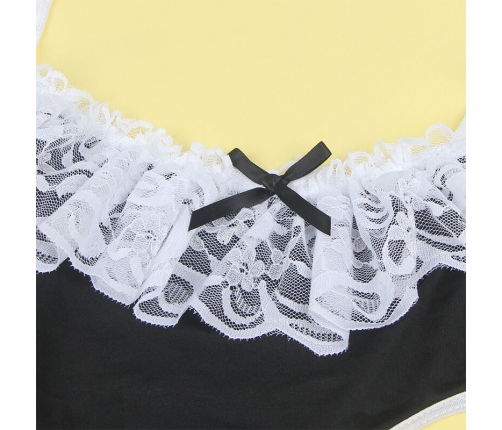 SUBBLIME - 954307 SEXY MAID COSTUME BLACK/WHITE S/M