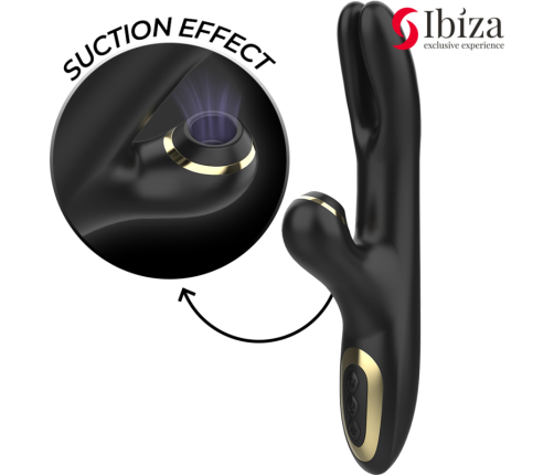 IBIZA - DOUBLE VIBRATOR CLAMPING BLACK