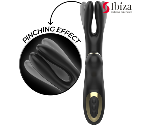 IBIZA - DOUBLE VIBRATOR CLAMPING BLACK