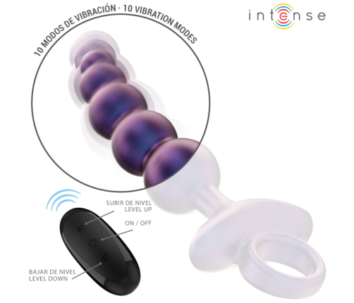 INTENSE - TITO VIBRATING ANAL PLUG MODEL 3 REMOTE CONTROL
