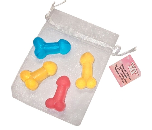 DIABLO PICANTE - 4 MINI SCENTED SOAPS IN THE SHAPE OF PENIS