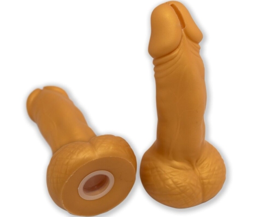 DIABLO PICANTE - PENIS SHAPED PIGGY BANK 22.5 CM GOLD