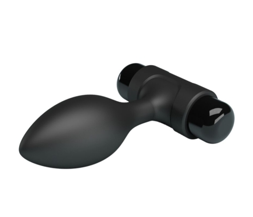 PRETTY LOVE - VIBRA BUTT 10 VIBRATIONS ANAL PLUG BLACK