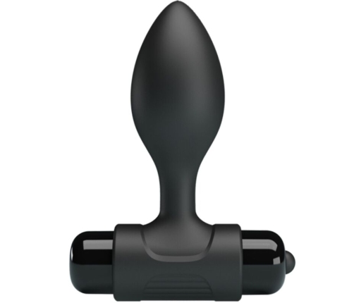 PRETTY LOVE - VIBRA BUTT 10 VIBRATIONS ANAL PLUG BLACK