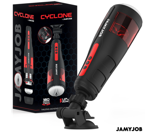 JAMYJOB - CYCLONE AUTOMATIC VAGINA MASTURBATOR 10 ROTATION AND THRUST MODES