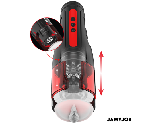 JAMYJOB - CYCLONE AUTOMATIC VAGINA MASTURBATOR 10 ROTATION AND THRUST MODES