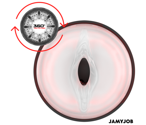 JAMYJOB - CYCLONE AUTOMATIC VAGINA MASTURBATOR 10 ROTATION AND THRUST MODES