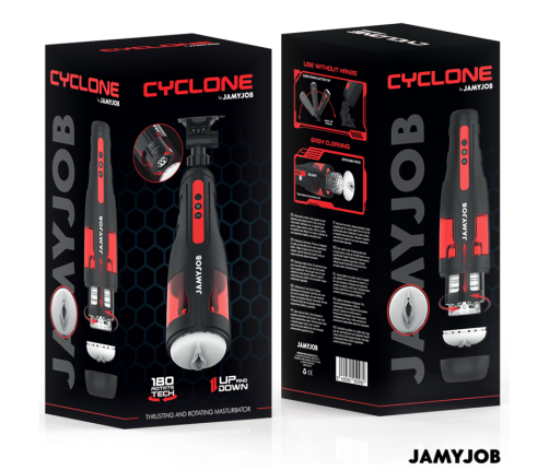 JAMYJOB - CYCLONE AUTOMATIC VAGINA MASTURBATOR 10 ROTATION AND THRUST MODES