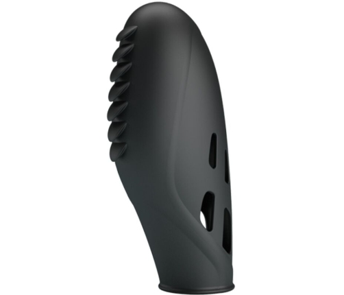 PRETTY LOVE - GILO VIBRADOR DE DEDO SILICONA NEGRO