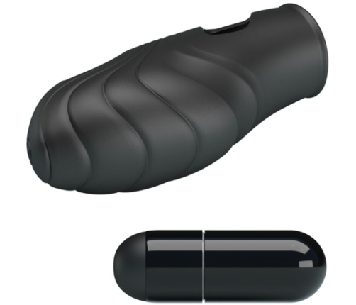 PRETTY LOVE - LICH VIBRADOR DE DEDO SILICONA NEGRO