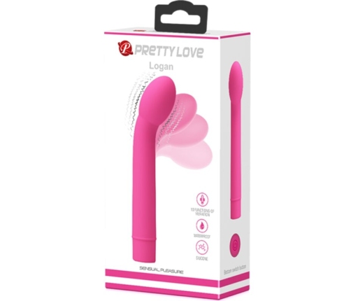PRETTY LOVE - LOGAN G-SPOT VIBRATOR 10 VIBRATIONS PINK