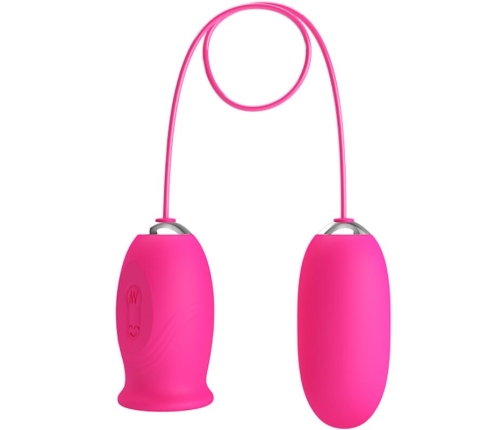 PRETTY LOVE - DAISY VIBRATING EGG + CLITORIS STIMULATING TONGUE PINK