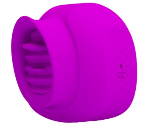 PRETTY LOVE - ESTELLE TONGUE CLITORIS STIMULATOR 12 VIBRATIONS PURPLE