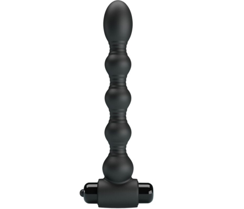 PRETTY LOVE - LYNN PLUG ANAL SILICONA 10 VIBRACIONES NEGRO