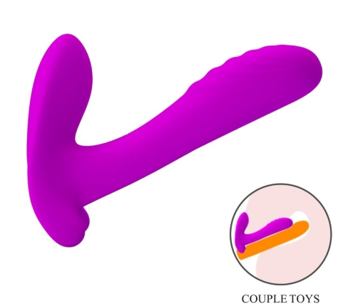 PRETTY LOVE - MASSAGER & VIBRATOR 12 VIBRATIONS REMOTE CONTROL PURPLE