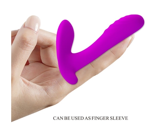 PRETTY LOVE - MASSAGER & VIBRATOR 12 VIBRATIONS REMOTE CONTROL PURPLE