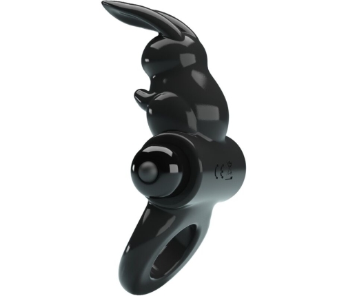 PRETTY LOVE - EXCITING RING RABBIT VIBRATOR RING 10 VIBRATIONS BLACK