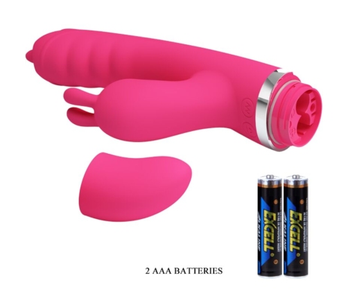 PRETTY LOVE - PHOENIX MULTIFUNCTION RABBIT VIBRATOR PINK