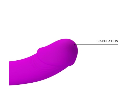 PRETTY LOVE - KELPIE DOUBLE STRAP-ON STIMULATOR PURPLE