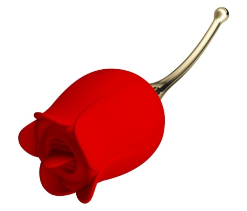 PRETTY LOVE - ROSE LOVER ROSE CLITORIS STIMULATOR 12 VIBRATIONS RED