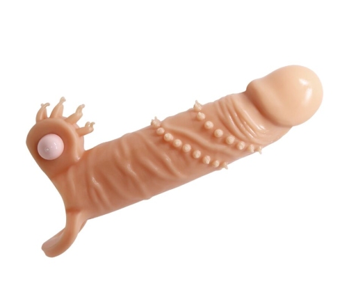 PRETTY LOVE - CONNOR PENIS SLEEVE + CLITORIS STIMULATOR FLESH