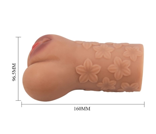 CRAZY BULL - SCARLET VAGINA AND ANUS DESIGN WITH FLOWERS FLESH