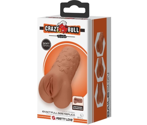 CRAZY BULL - SCARLET VAGINA AND ANUS DESIGN WITH FLOWERS FLESH