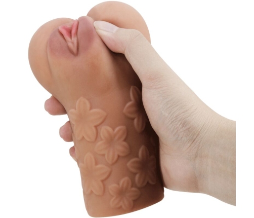 CRAZY BULL - SCARLET VAGINA AND ANUS DESIGN WITH FLOWERS FLESH