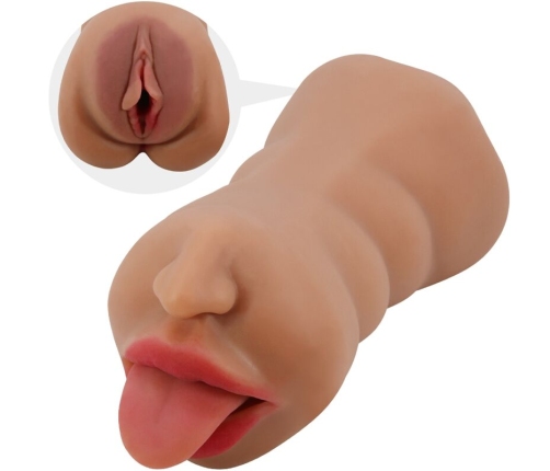 CRAZY BULL - SARAH DOUBLE MASTURBATOR MOUTH & VAGINA FLESH