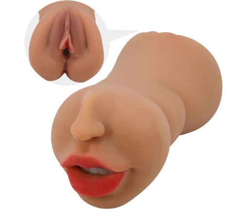 CRAZY BULL - ZOEY DOUBLE MASTURBATOR MOUTH & VAGINA FLESH