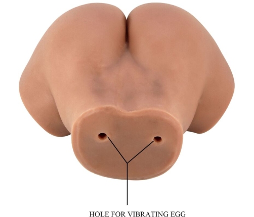 CRAZY BULL - HAILEY VIBRATOR BUTT WITH REALISTIC VAGINA AND ANUS CONTROL REMOTO