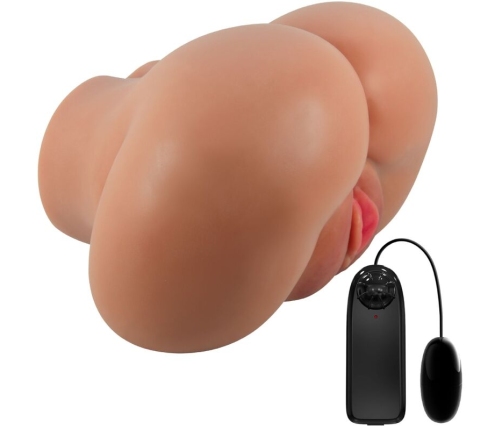 CRAZY BULL - LUNA VIBRATOR BUTT WITH REALISTIC VAGINA AND ANUS CONTROL REMOTO