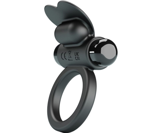 PRETTY LOVE - DEBONAIRE ANILLO VIBRADOR CONEJO 10 VIBRACIONES NEGRO