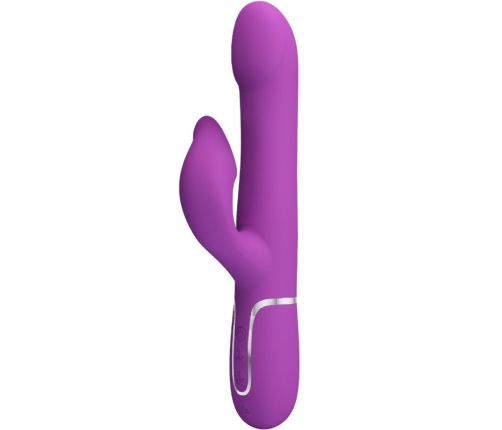 PRETTY LOVE - 4 IN 1 MULTIFUNCTION VIBRATOR & STIMULATOR PURPLE