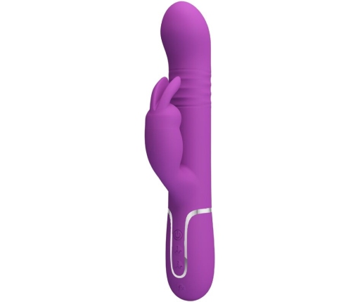 PRETTY LOVE - COALE 4 IN 1 MULTIFUNCTION RABBIT VIBRATOR  PURPLE